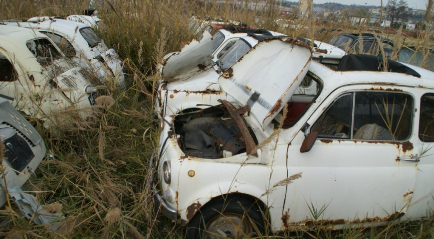 Fiat 500 Friedhof