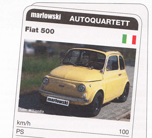 Fiat 500 im Kieler Stadtmagazin Marlowski