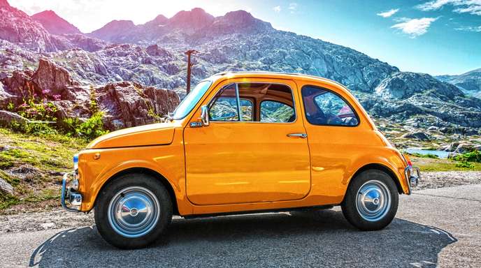 Ausstellung zum Fiat 500